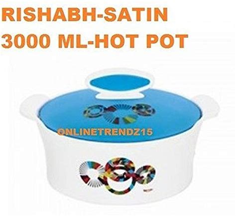 New Rishab Satin Ml Piece Hot Pot Insulated Casserole Food