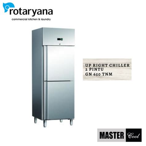 Jual Upright Chiller 2 Door Model GN 650 TNM Brand Mastercool Jakarta