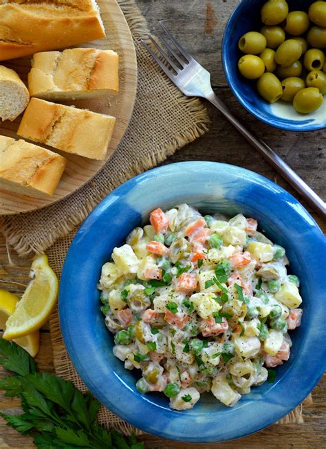 Spanish Potato Salad Ensaladilla Rusa Cilantro And Citronella