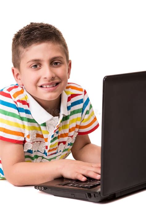 Kid Using A Computer Stock Image Image Of Student Lifestyle 44896611