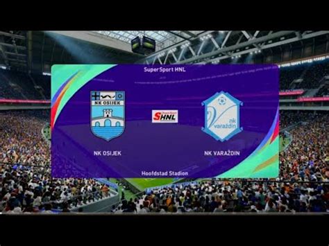 NK Osijek vs NK Varaždin PES SHNL 23 24 YouTube