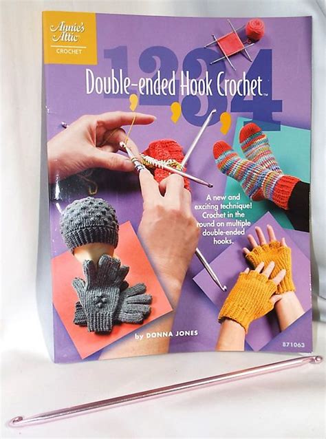 Annie S Attic Stitches Book And One Double Ended Hook Both New