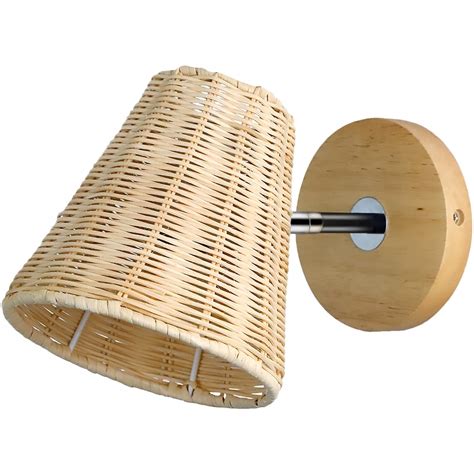 Rattanowa lampa wisząca Lampka nocna ścienna 13700985805 Allegro pl