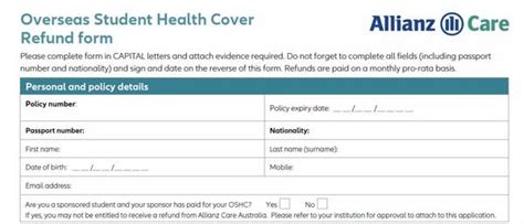 澳洲海外学生保险（oshc）退费指南 知乎