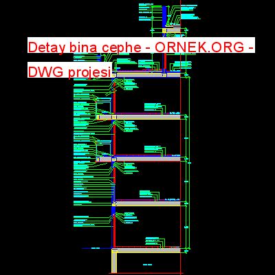 Detay Bina Cephe Dwg Projesi Autocad Projeler 13500 Hot Sex Picture