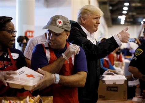 Hurricane Harvey Donald Trump Meets Victims Of Devastating Houston Flooding London Evening