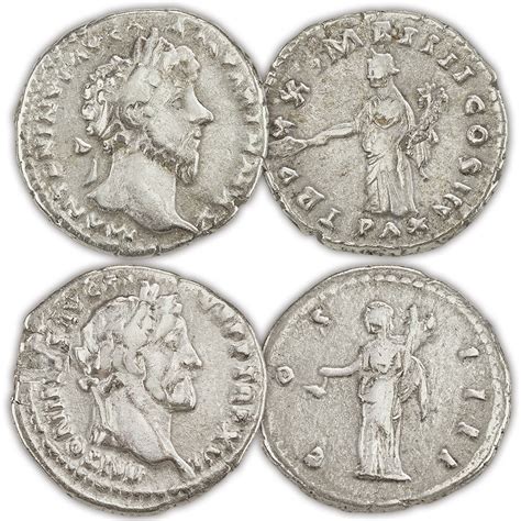 Silver Denarius Coins Of Ancient Rome