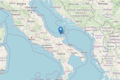 Terremoto Di Magnitudo 4 2 Nel Gargano Scossa Avvertita Anche In