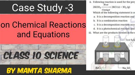 Case Study Questions And Answers Class 10 Science Case Study On