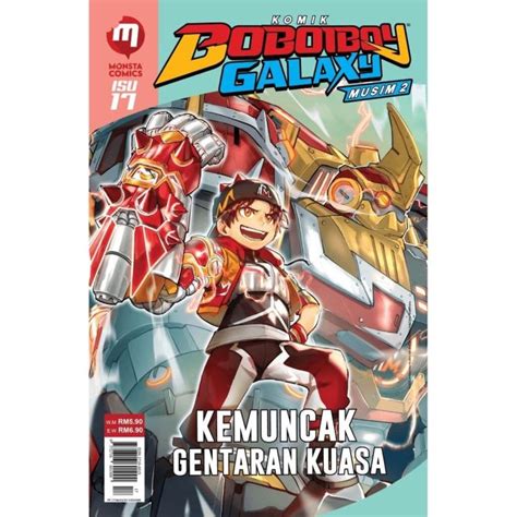 BUKU AY ANIMONSTA STUDIOS Komik BoBoiBoy Galaxy Musim 2 Isu 17