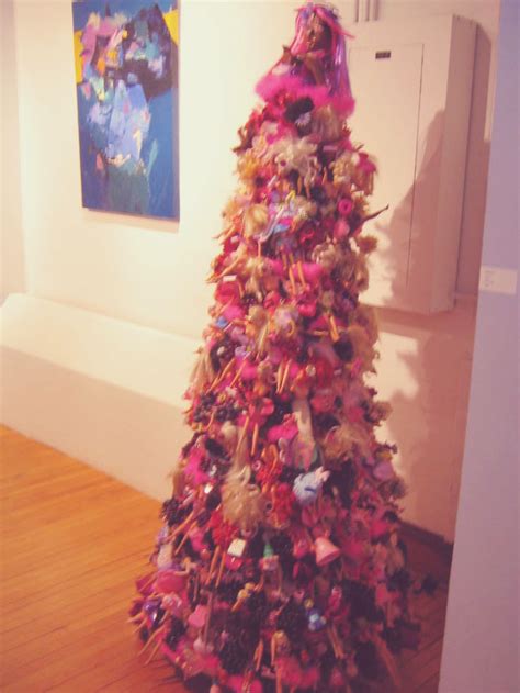 you + me: barbie christmas tree