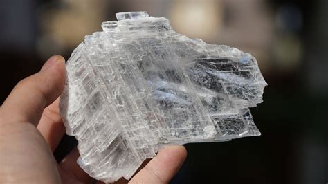 Clear Selenite Sheet Clear Selenite Plate Fishtail Selenite Angel