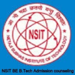 NSIT BE B.Tech Admissions Counselling 2024 1st 2nd 3rd Round