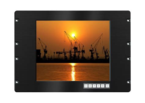 Rack mount dual 8 inches lcd monitor|Rackmount Monitor-Anxin Intelligent