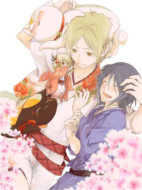 Takashi Natsume Madara Nyanko Sensei Ryou Kai Tama Natsume