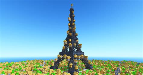 Minecraft - Village Eiffel Tower @ Charliecustard Builds | Download