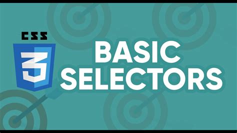 Css Basic Selectors Mastering The Foundation Of Styling Youtube
