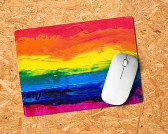 Gay Pride Mouse Pad Etsy