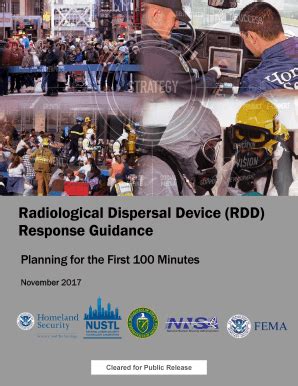 Fillable Online Radiological Dispersal Device RDD Response Guidance