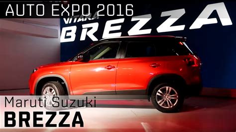 Maruti Suzuki Vitara Brezza Auto Expo Walkaround Video