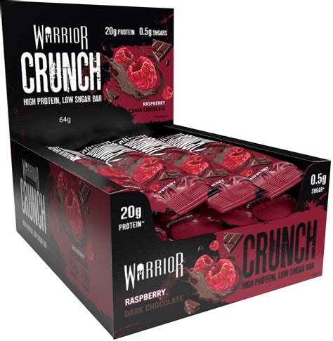 Warrior Crunch Protein Bars Low Sugar Low Carb Low Calorie