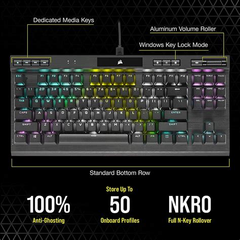 Corsair K Rgb Tkl Champion Series Tenkeyless Mechanical Gaming