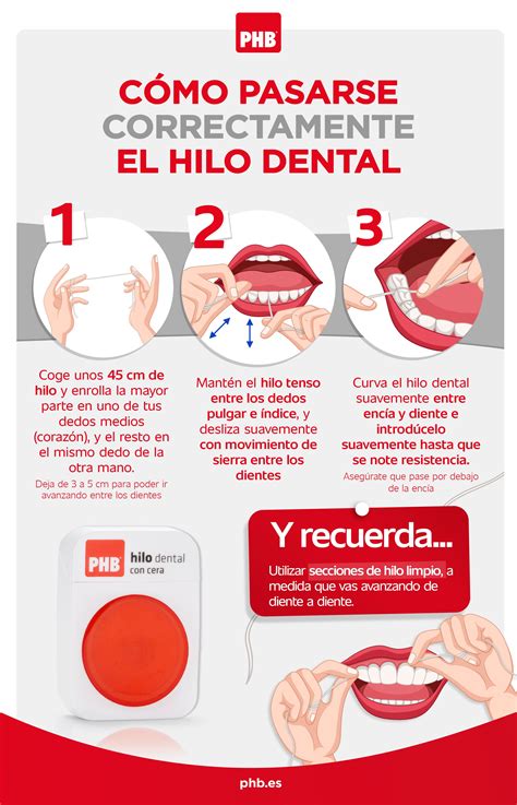 Cómo Pasarse Correctamente El Hilo Dental Hilo Dental Cuidado Dental