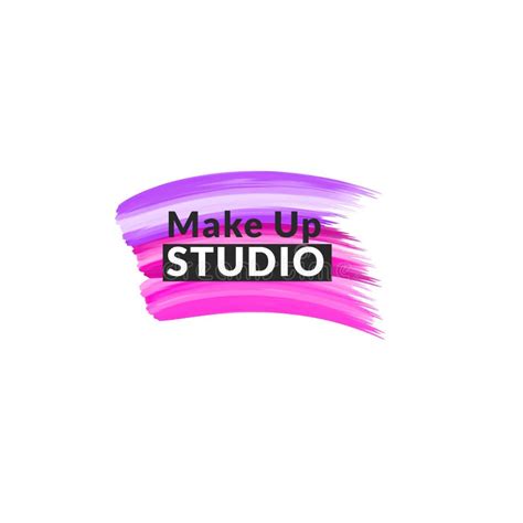 Calibre De Conception De Logo De Studio De Maquillage Illustration De