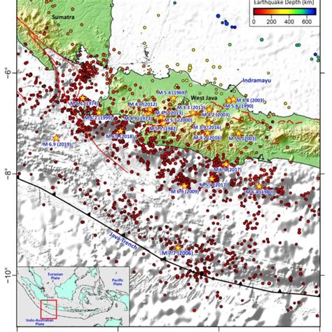 Map Of Relocated Earthquake Epicenters [2 3] In The Western Part Of Download Scientific Diagram