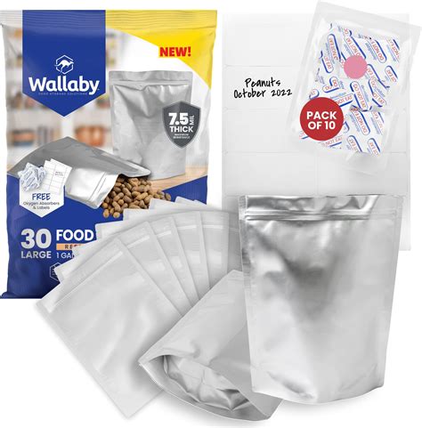 Amazon Shieldpro Gallon Shieldpro Mil Thick Mylar Bags