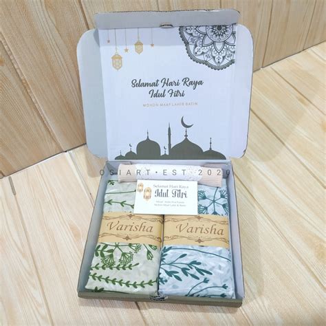 Jual Hampers Jilbab Voal Premium Hijab Segi Empat Motif Inner Raut