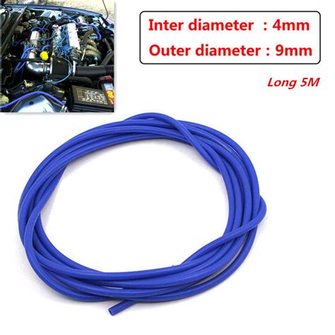 Car Mm Blue Silicone Vacuum Tube Hose Pipe Silicon Tubing Ft