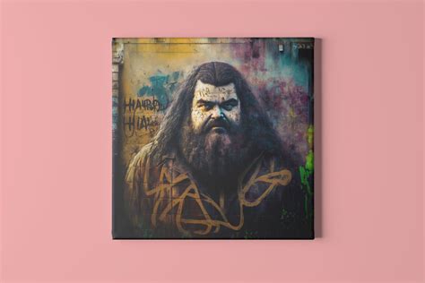 Poster Hagrid In City The Art Of Graffiti Poster Mancave Etsy