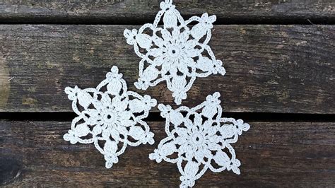 Crochet Snowflake Tutorial Youtube