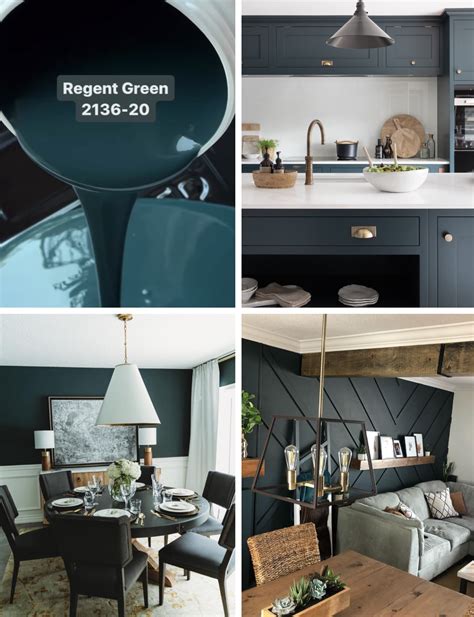 Benjamin Moore Regent Green Interiors By Color