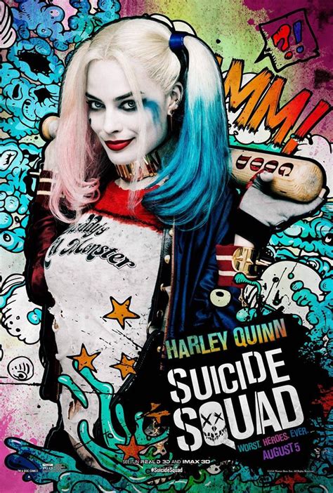 Suicide Squad (2016) Poster - Harley Quinn - DCEU: DC extended universe ...