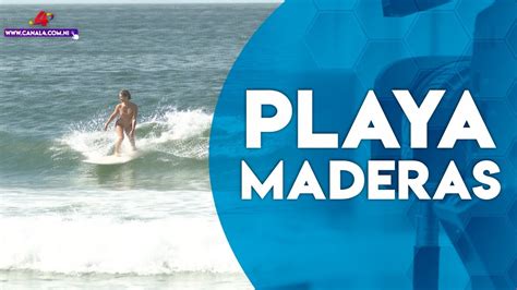 Playa Maderas conocida por sus olas ideales para la práctica del surf