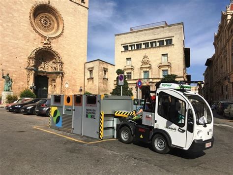 La recogida selectiva en Palma de Mallorca se sitúa en una media del 23