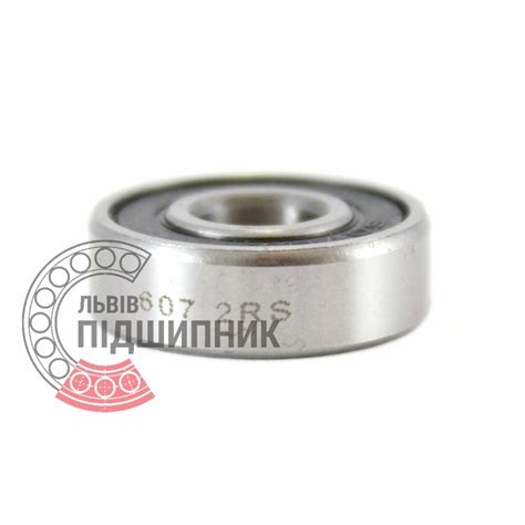 Bearing 607 2RS 180017С17 GPZ 34 Deep groove sealed ball bearing