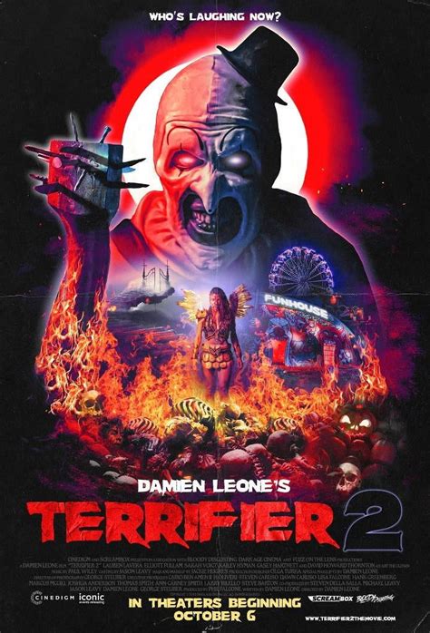 Terrifier 2 Movie Poster Quality Glossy Print Photo Wall Art Jenna Kanell Damien Leone Sizes ...