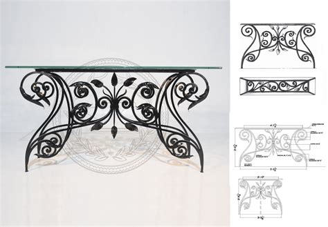 CUSTOM WROUGHT IRON FURNITURE — ARTESANO IRON WORKS DECORATIVE ...