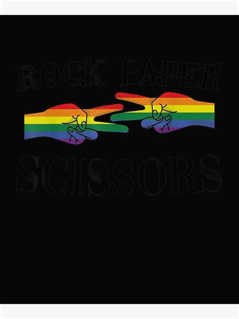 Rock Paper Scissors Lgbtqia Awareness For Lesbian Women Lgbtqia Pride Month Lgbt Flag