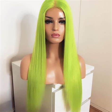 Green Lace Front Wig Singapore