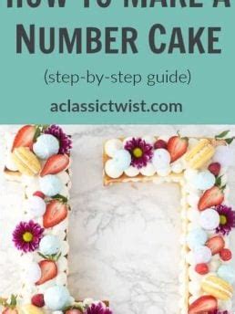 How To Make A Number Cake Easy Step By Step Guide