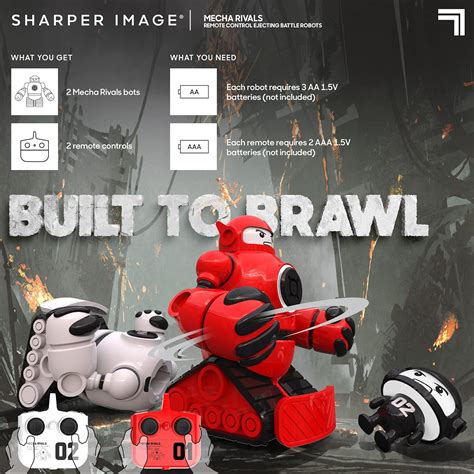 Buy Sharper Image Mecha Rivals Remote Control Battle Robots Two Player