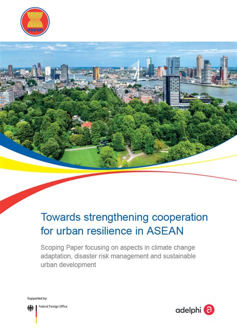 Towards Strengthening Cooperation For Urban Resilience In Asean Scoping Paper Focusing On