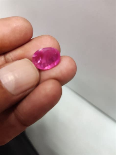 Pink Oval Old Burma Ruby Stone At Rs Carat In Jaipur Id