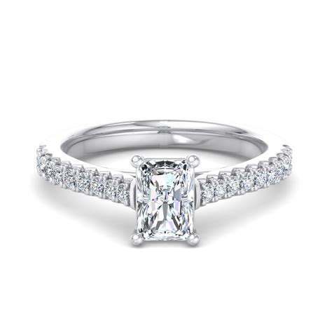 Alor Jewel Solitaire 1 9 Ct Radiant Cut Lab Created Diamond Ring