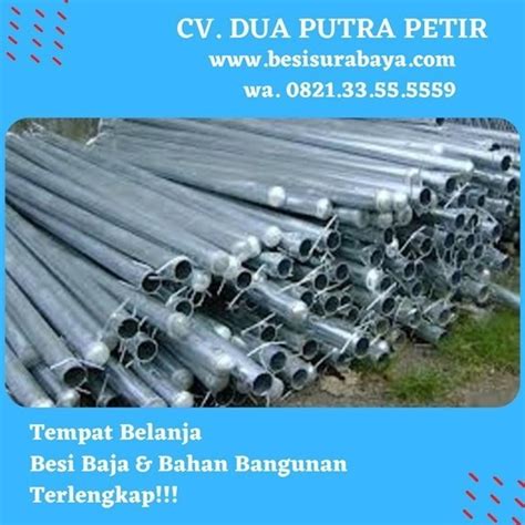 Jual Tiang Besi Pagar BRC 2 Inchi X 60 85 Cm Oleh CV Dua Putra Petir