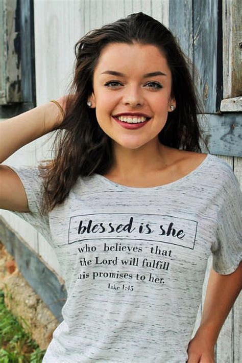 Blessed Is She T Shirt For Women Easter Shirt Christian T Shirts